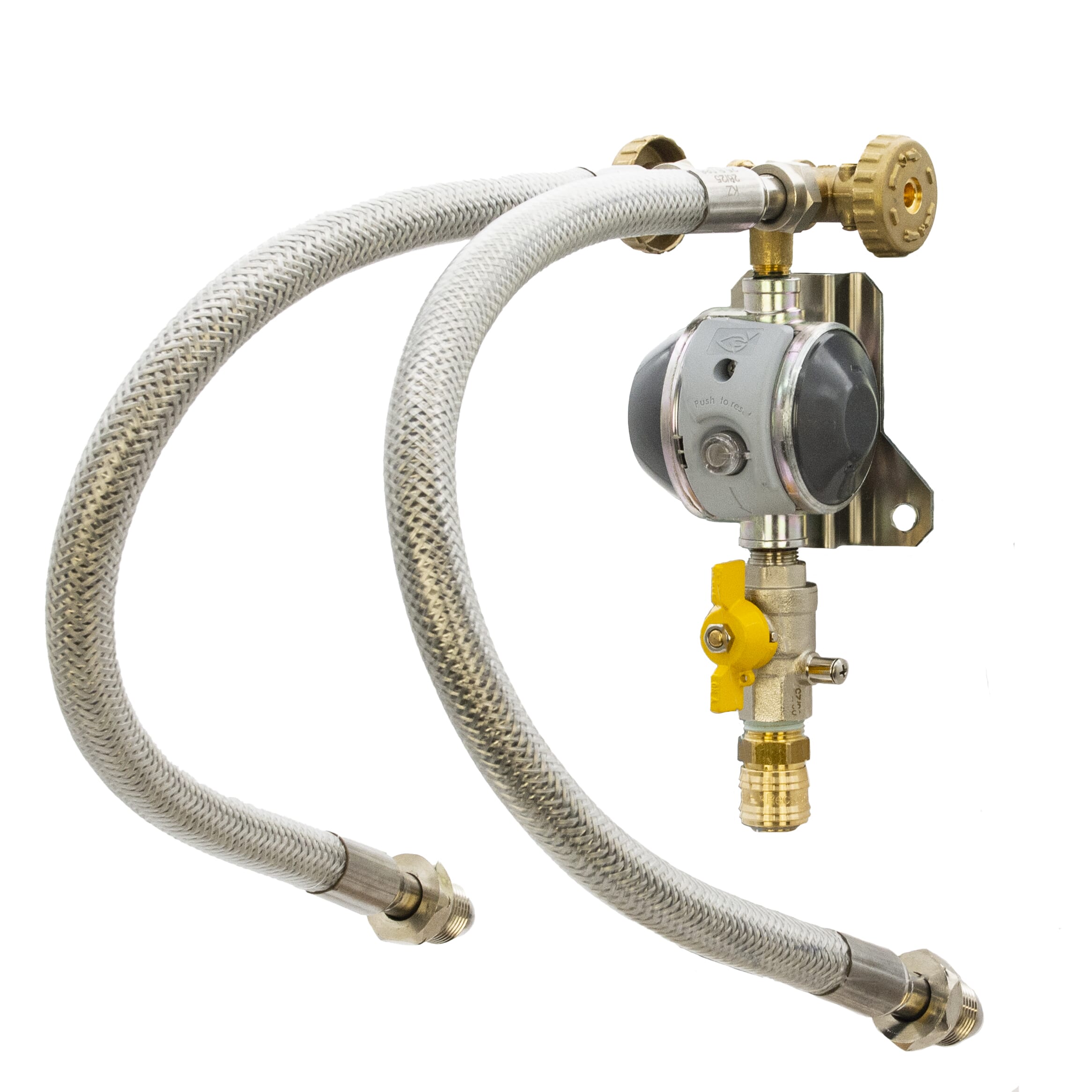 Clesse CSR485 Dual Propane Regulator with OPSO & Quicksafe Connector
